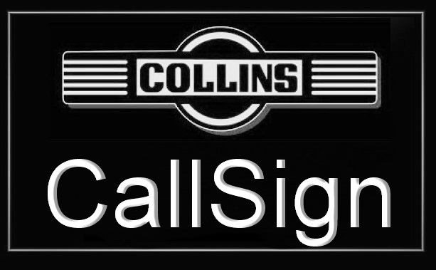 Collins Radio Call Sign LED Light Sign
